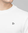 Sporto Men's Hexaknit Fullsleeve White T-shirts