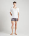 Sporto Men's Solid Cotton Under Shirt