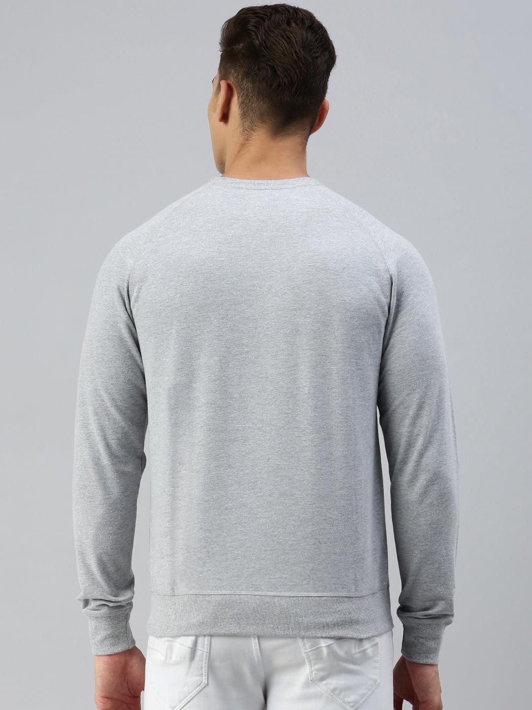 Absolute Cult Friends Men's 'How You Doin'?' Sweatshirt – Sport Grey, 50% Cotton 50% Polyester (Small)