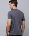 Sporto Men's Insta cool Solid Jersey tee - Charcoal