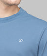 Sporto Men's Hexaknit Fullsleeve  Winterblue T-shirts