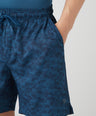 Sporto Men's Techno Printed Dry Fit Bermuda Short - Airforce