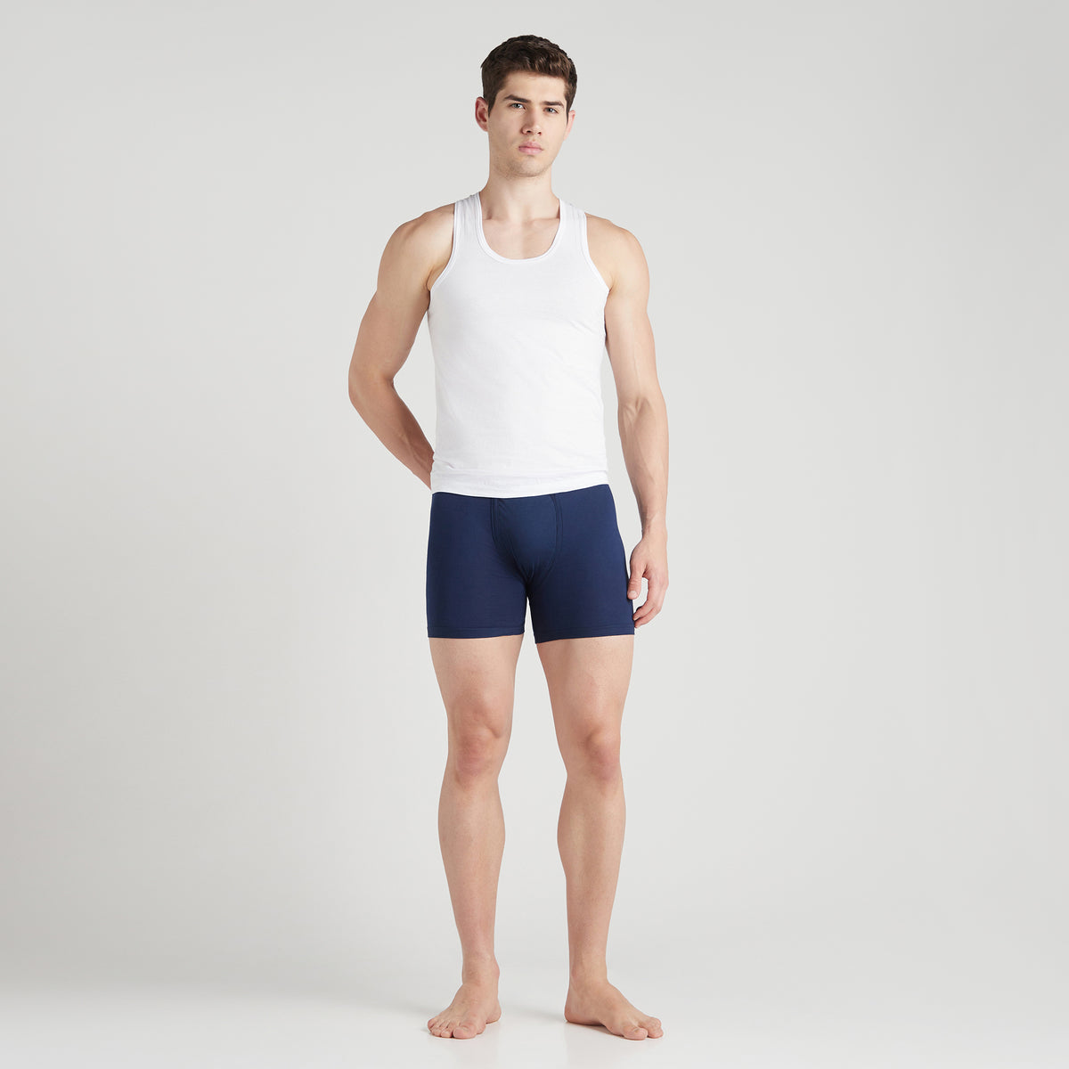 Sporto Men's Cotton White Prime Vest - Single Jersey (Pack Of 3)