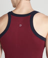 Men's Solid Gym Vest - Pack of 2