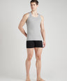 Men's Derby Vest for Men's Innerwear Grey Melange - Pack of 3