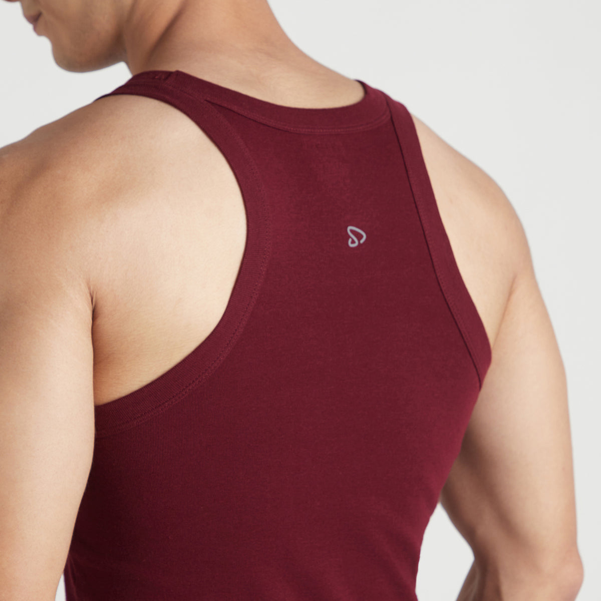 Sporto Men's  Cotton  Gym Vest with Side Contrast  Panel Multicolour Pack of 2