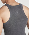 Sporto Men's  Cotton  Gym Vest with Side Contrast  Panel Multicolour Pack of 2