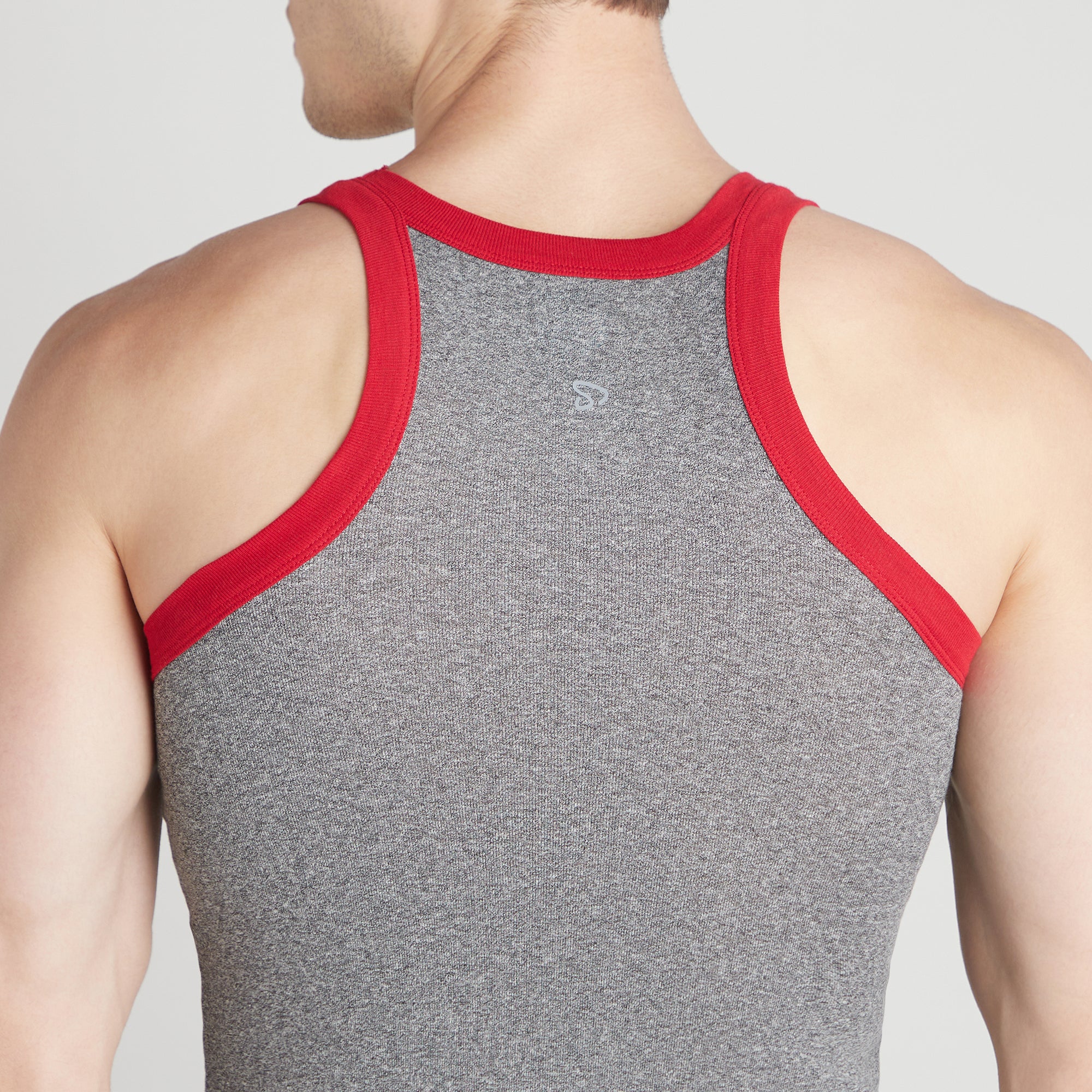 Men's Gym Vests with Side Contrast Panel