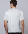 Sporto Men's Instacool Printed Jersey Tee - Light Grey