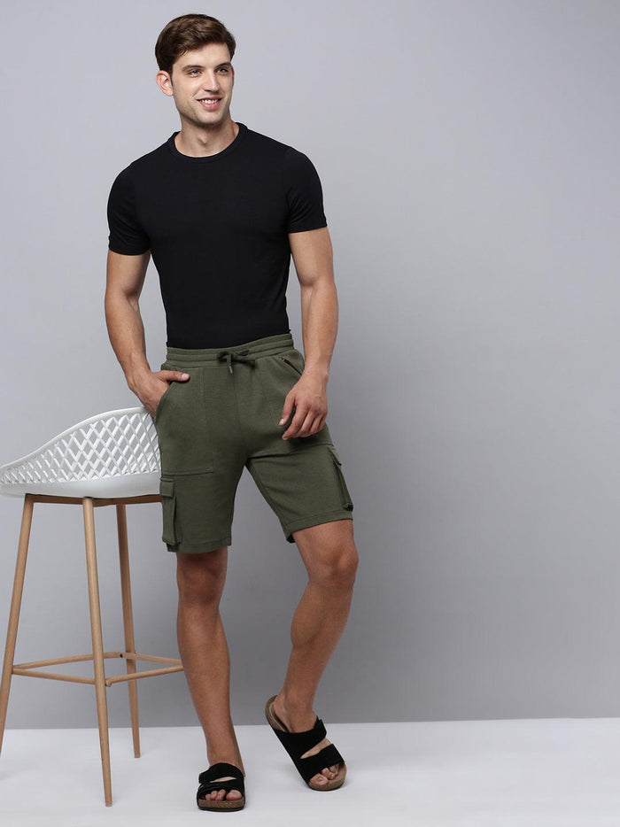 Sporto Men's Wow Bermuda with 5 Pockets - Olive