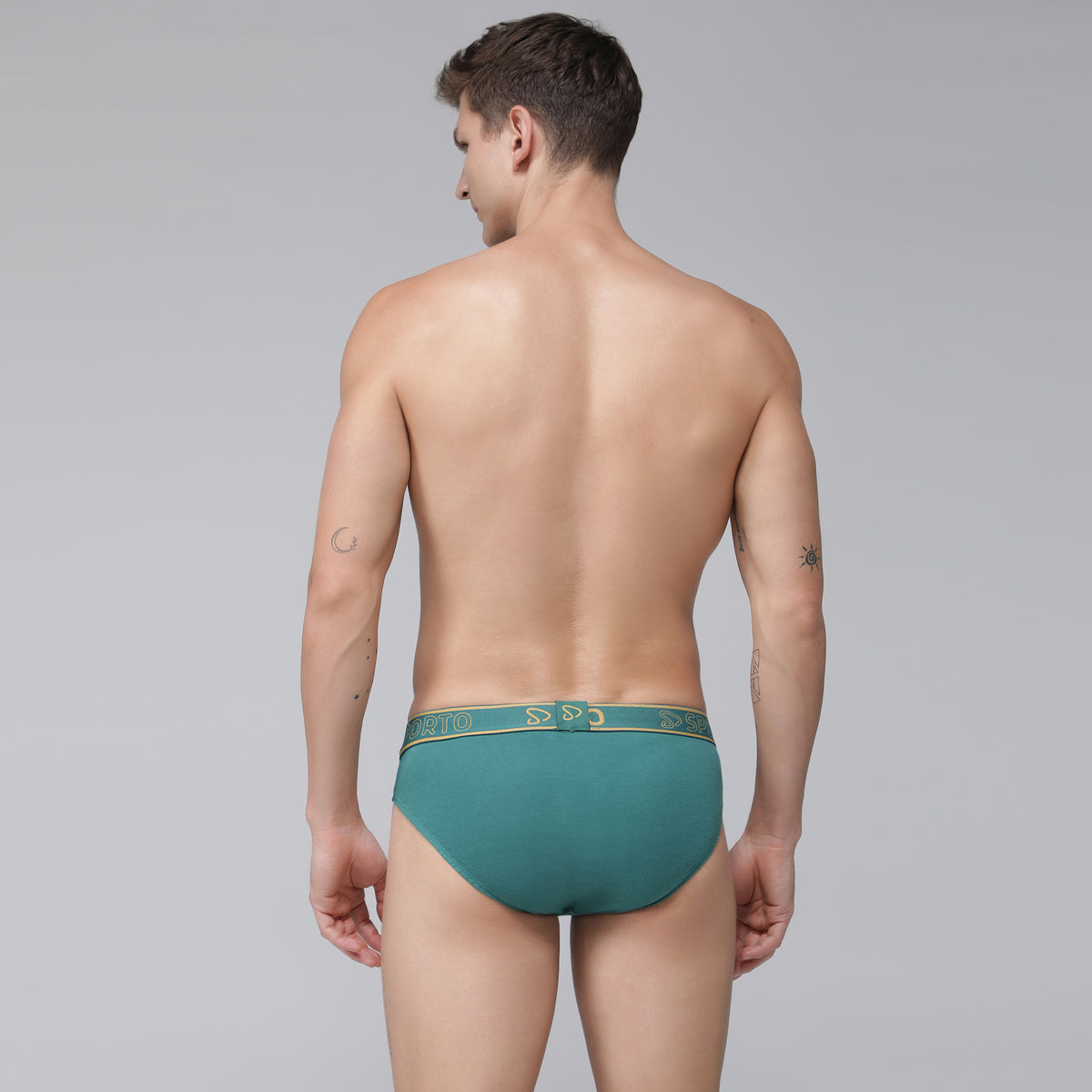 Sporto Men's Cotton Brief - Patrol Blue