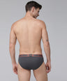 Sporto Men's Cotton Brief - Charcoal