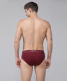 Sporto Men's Cotton Brief - Maroon