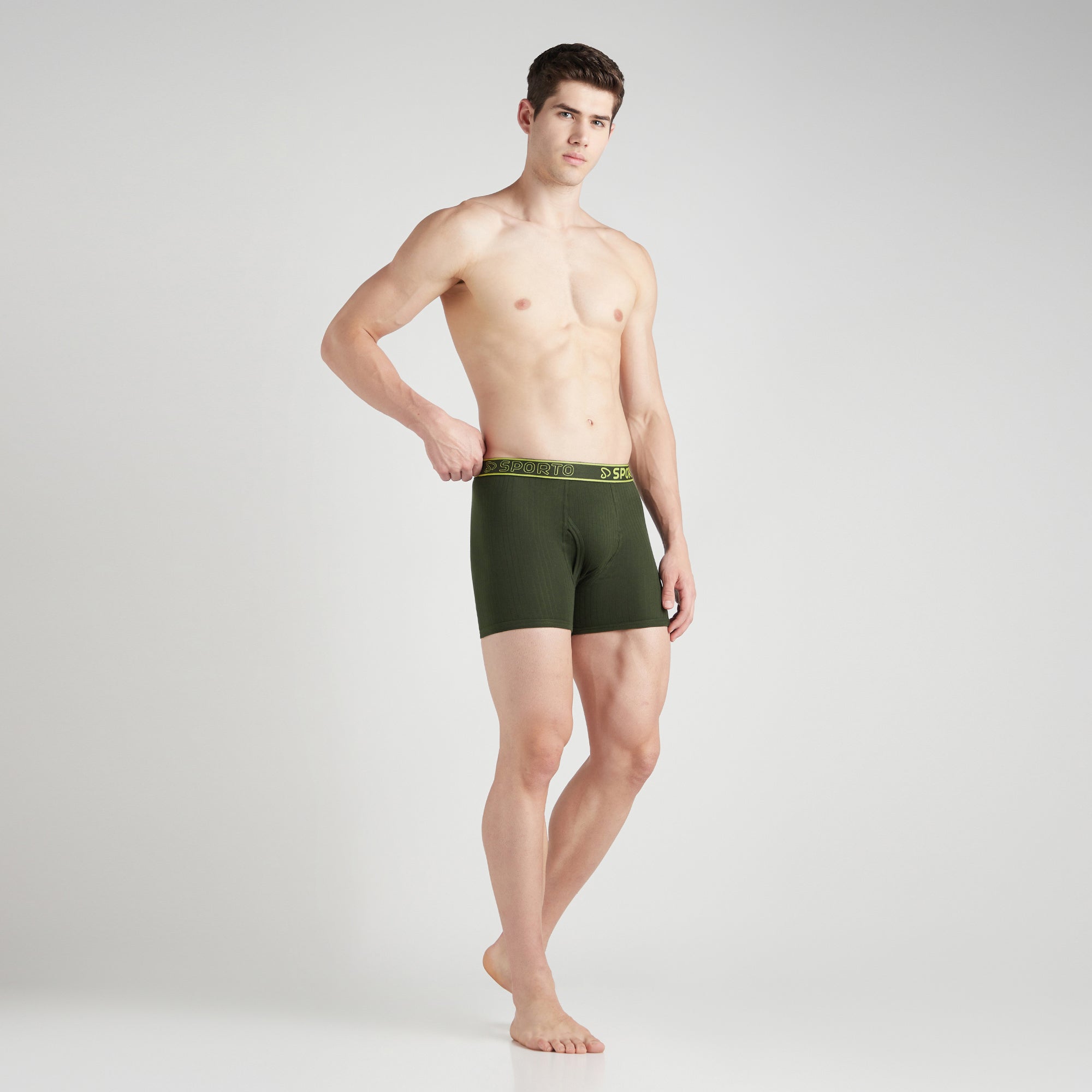 Sporto Classics Parka Trunks Multicolour pack of 2