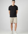 Sporto Men's Fluyid Cotton Round Neck T-shirt - Black