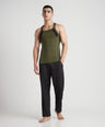 Sporto Men's  Cotton  Gym Vest with Side Contrast  Panel Multicolour Pack of 3