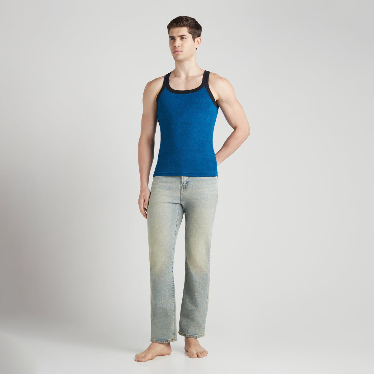 Men's Solid Gym Vest - Pack of 2