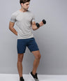 Sporto Men's Insta cool Solid Jersey tee - Grey