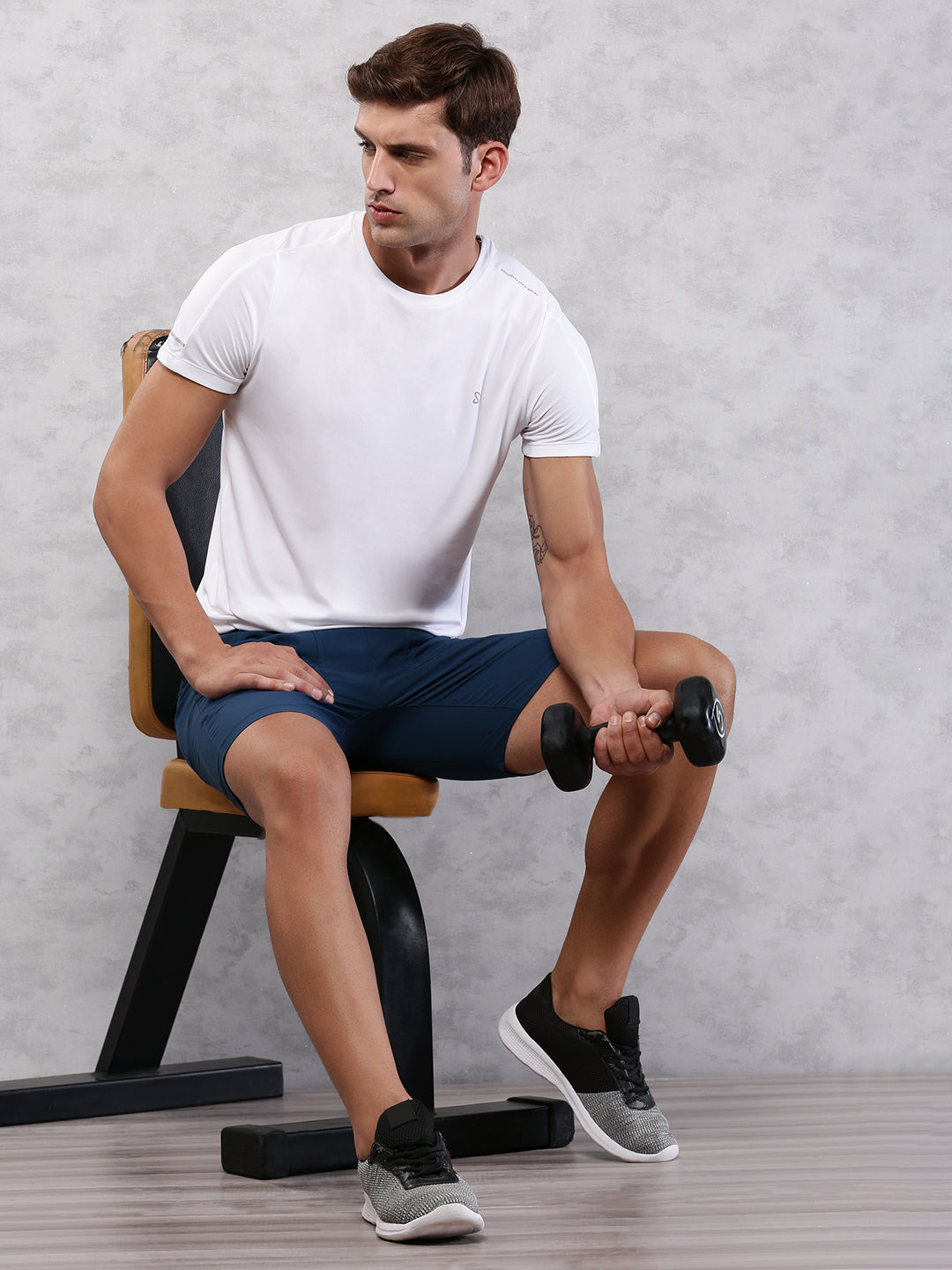 Instacool Solid Jersey Tee - White