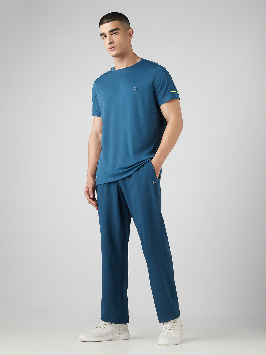 Sporto Men's Instacool Ultra Lite Track Pant - Blue Charcoal