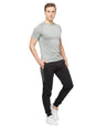 Sporto Men's Athletic Jersey Quick Dry T-Shirt - Grey Mélange