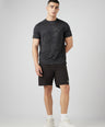 Sporto Men's Ultra Light Shorts Dry fit Bermuda Shorts - Black