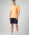 Sporto Men's Fluyid Cotton Round Neck T-shirt - Musk Melon