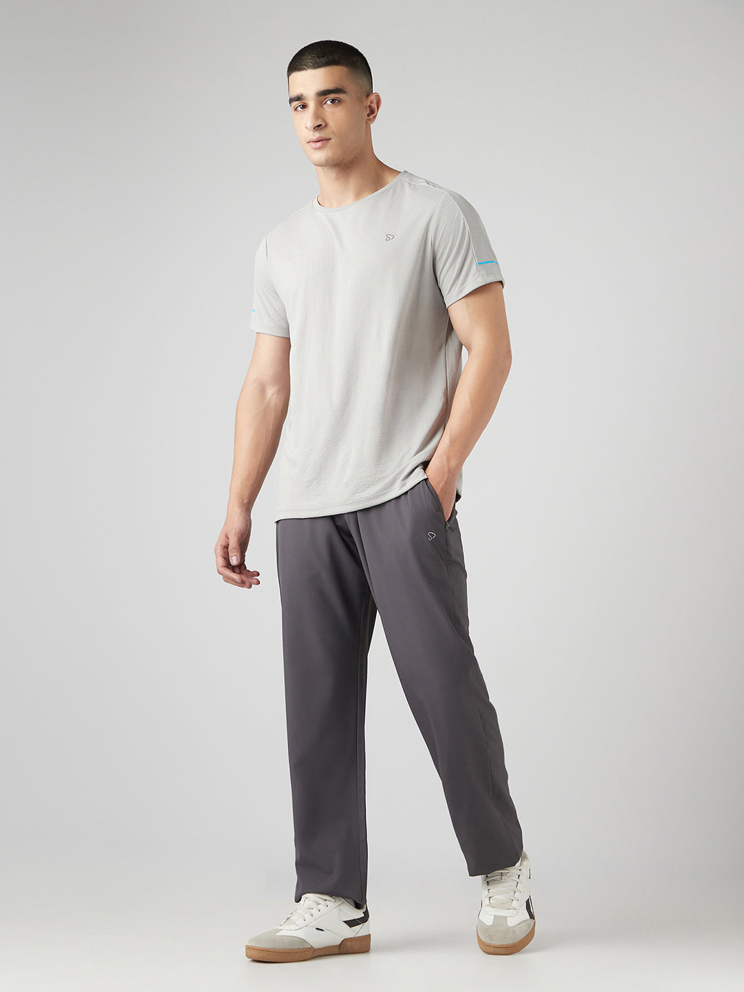 Sporto Men's Instacool Ultra Lite Track Pant - Charcoal