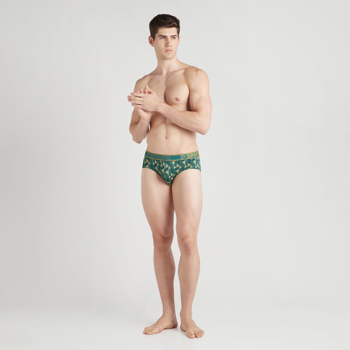 Sporto Shapelock Brief Multicolour Pack of 3