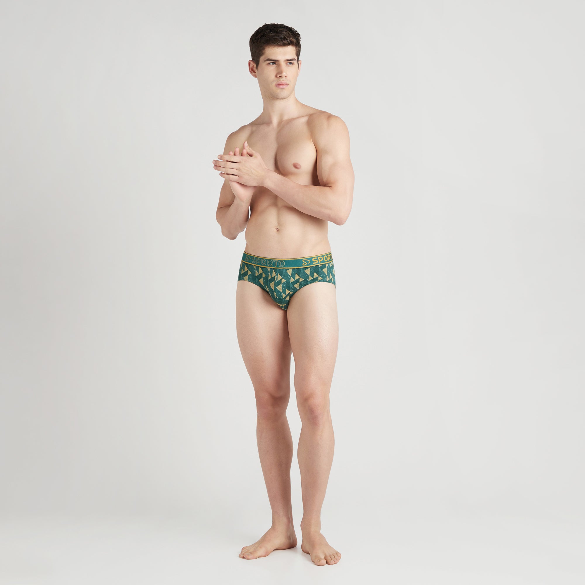 Sporto Shapelock Brief Multicolour Pack of 3