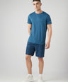 Sporto Men's Techno Printed Dry Fit Bermuda Short - Airforce