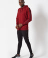 Sporto Men's Hoodie Sweatshirt - Red Jaspe