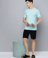 Sporto Men's Fluid Cotton Round Neck T-shirt - Dream Blue