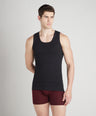 Men's Solid Gym Vests - Pack of 2