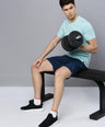 Sporto Men's Techno Printed Dry Fit Bermuda Short - Airforce