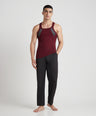 Sporto Men's  Cotton  Gym Vest with Side Contrast  Panel Multicolour Pack of 3