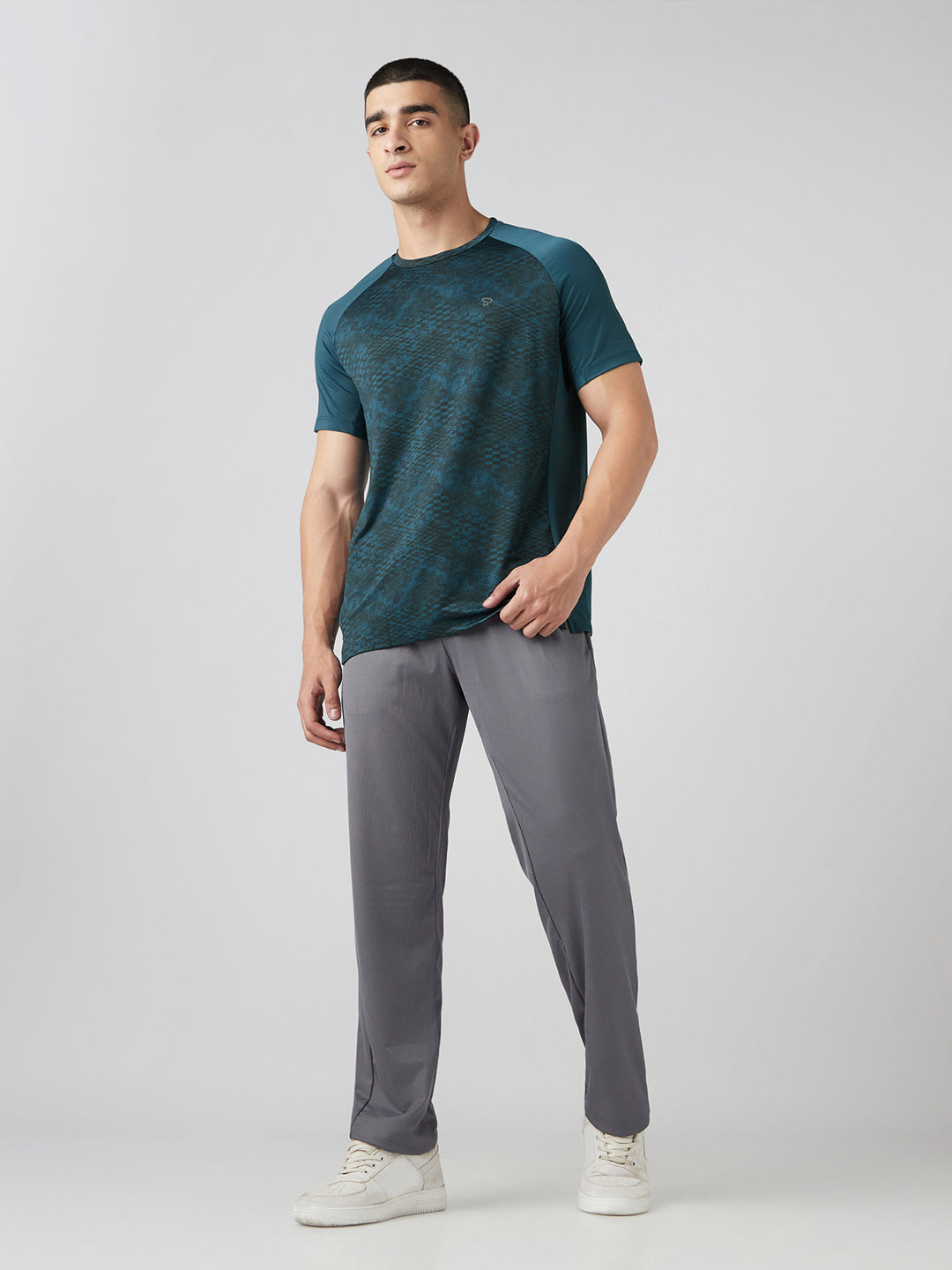 Sporto Men's Instacool Printed Jersey Tee - Air force