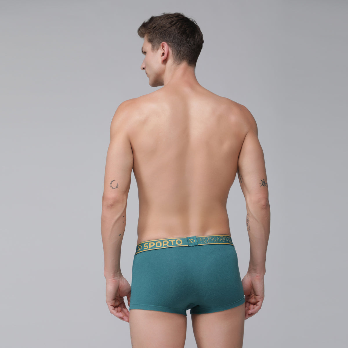 Sporto Men's Square Trunks - Patrol Blue