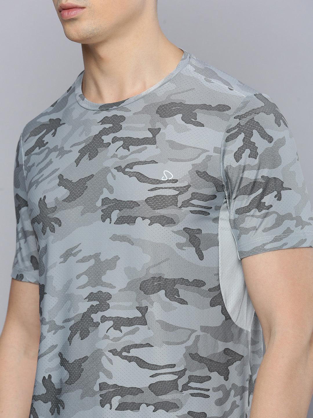 Instacool Printed Jersey Tee with Side Mesh - Combo