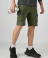 Sporto Men's Cotton Bermuda Shorts with 6 Pocket - Green