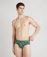 Sporto Men's Printed Spandex Brief Multicolour Pack of 3