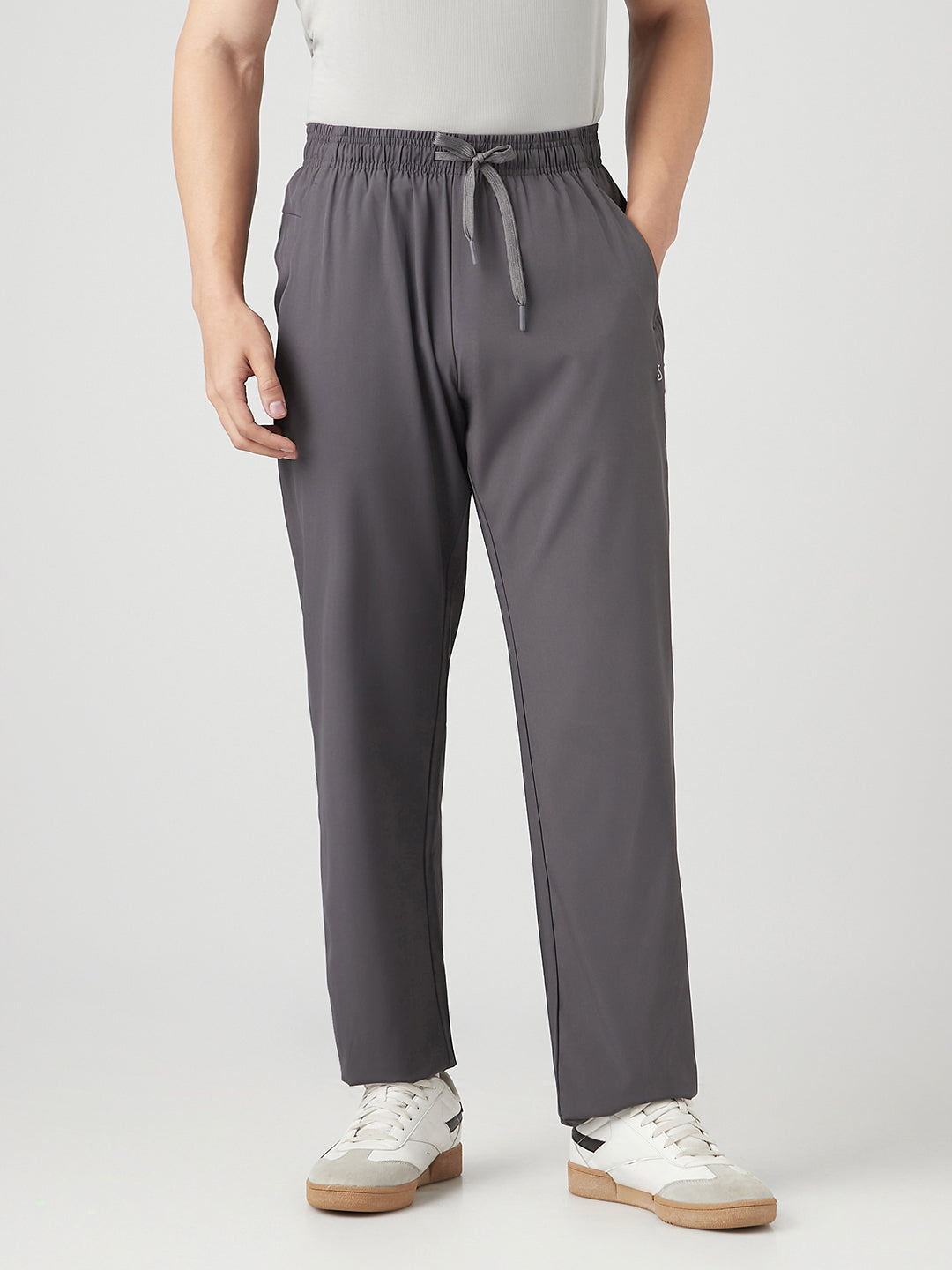 Sporto Men's Instacool Ultra Lite Track Pant - Charcoal