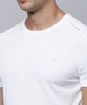 Sporto Men's Insta cool Solid Jersey tee - White