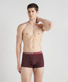 Shapelock Men's Solid Cotton Square Trunks