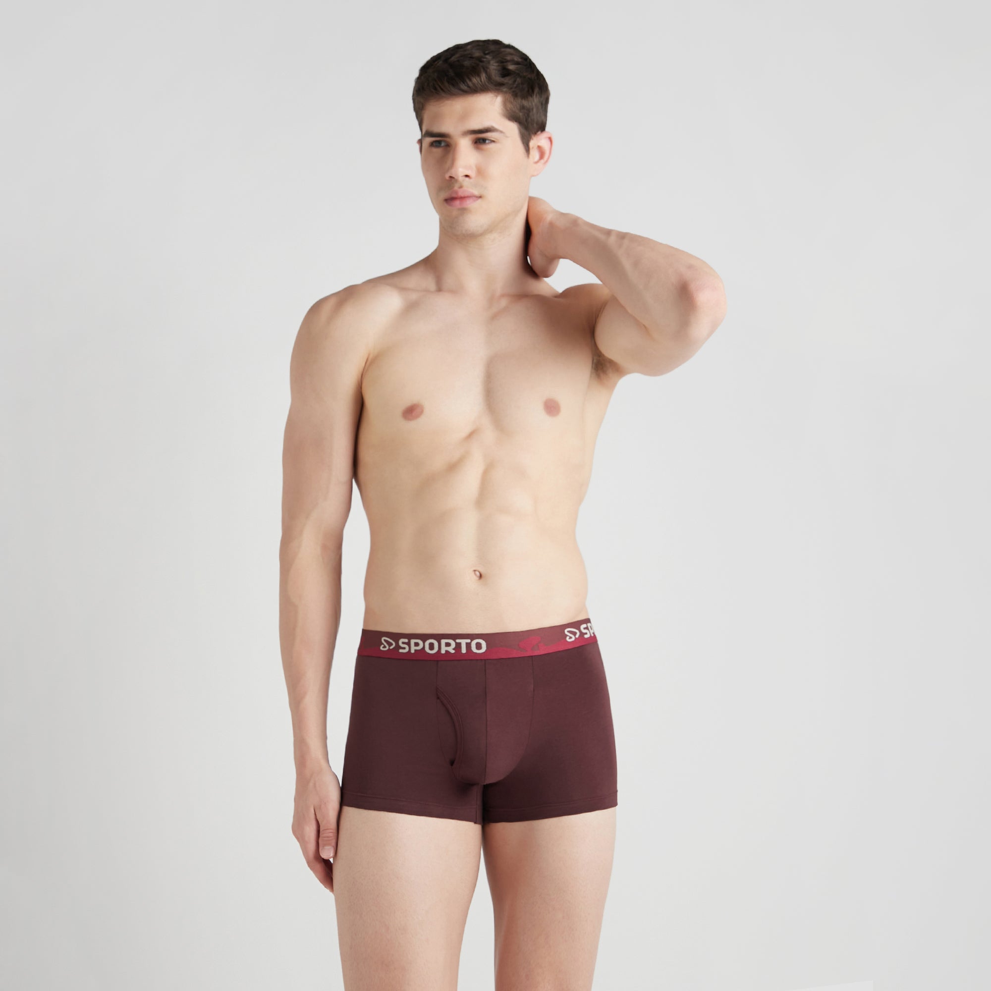 Sporto Shapelock Men's Square Trunks (Pack Of 2)