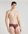 Sporto Men's Printed Spandex Brief Multicolour Pack of 3