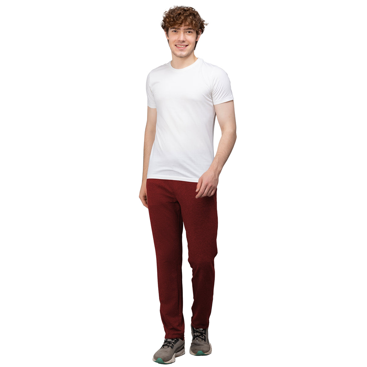Sporto Men's Wow Trackpant Red Grindle
