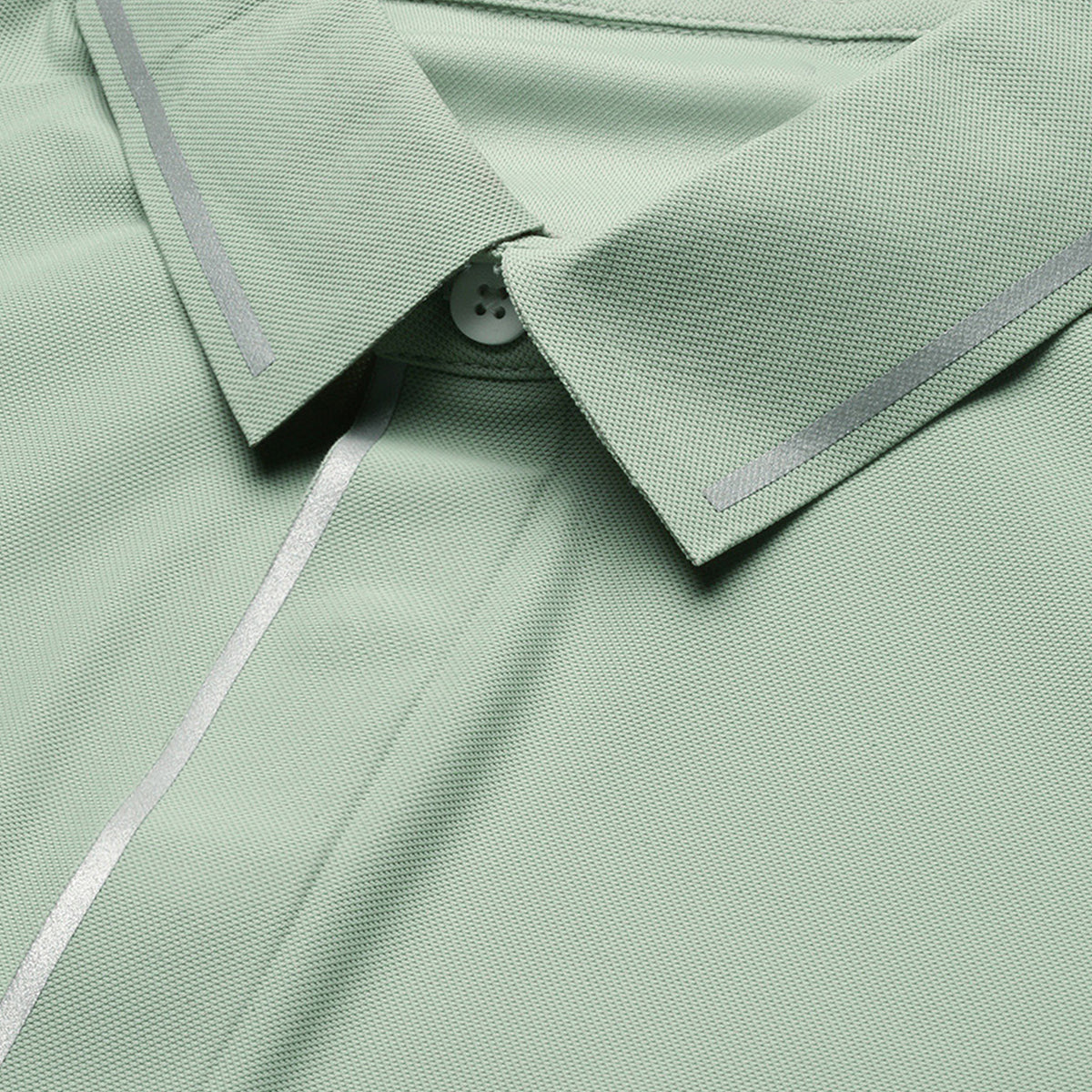 Sporto Men's Anti wrinkle and Light weight Solid  Green Polo T-shirt