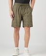 Sporto Men's Techno Printed Dry Fit Bermuda Short - Olive