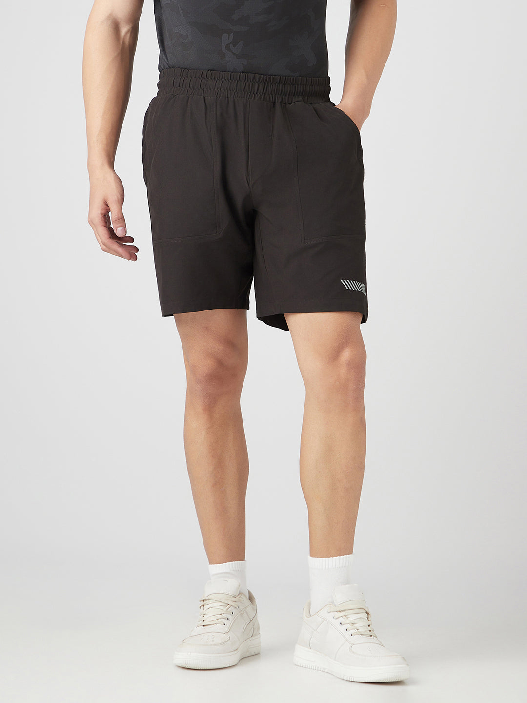 Sporto Men's Ultra Light Shorts Dry fit Bermuda Shorts - Black
